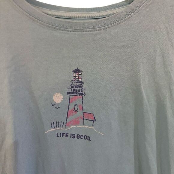 Life is Good light house long sleeve blue XS classic fit - Picture 5 of 5